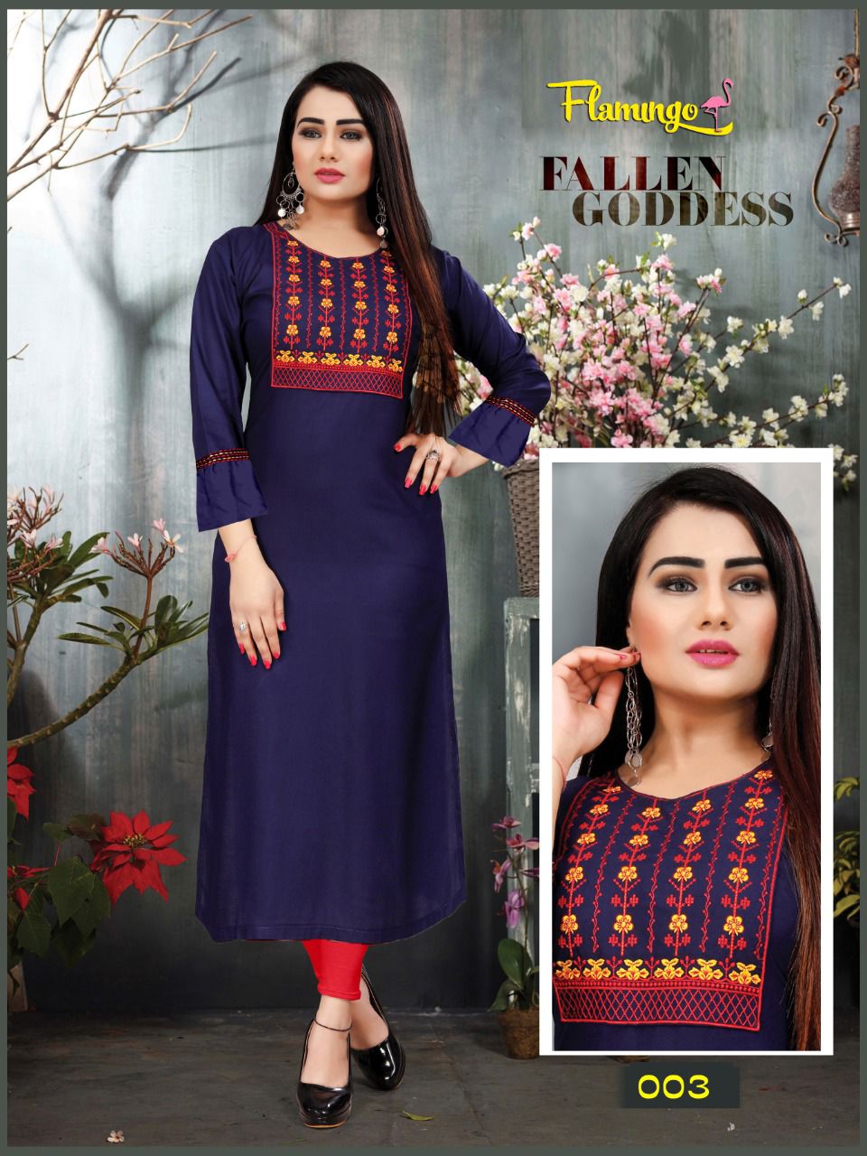Beauty Queen Flemingo 2 Printed Rayon Regular Wear Latest Kurti Collection